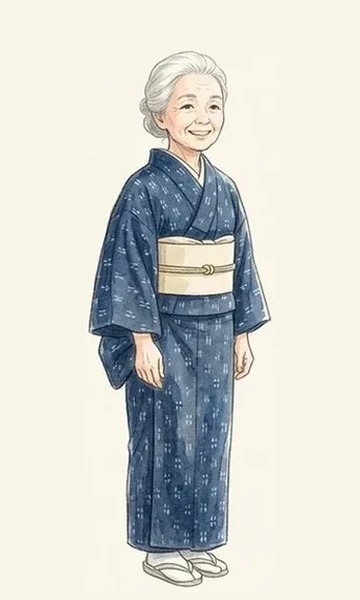 千代の立ち姿